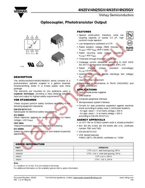 4N35GV datasheet  